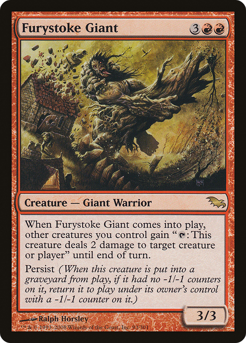 Furystoke Giant (SHM-093) - rare