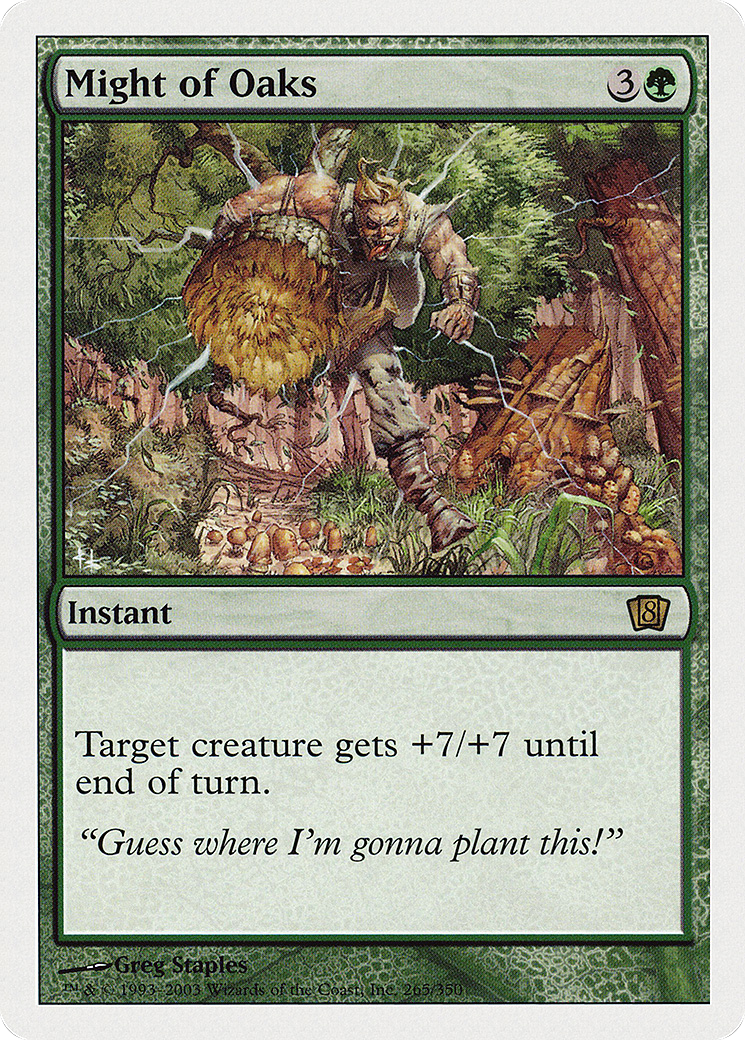 Might of Oaks (8ED-265) - rare