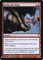 Balduvian Rage (LIST-CSP-76) - uncommon - Foil