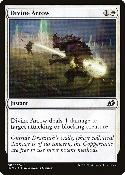 Divine Arrow (IKO-009) - common - Foil