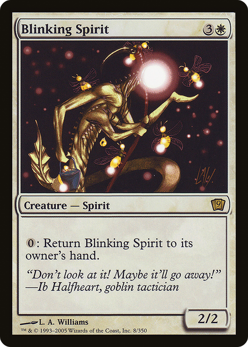 Blinking Spirit (9ED-08★) - rare - Foil