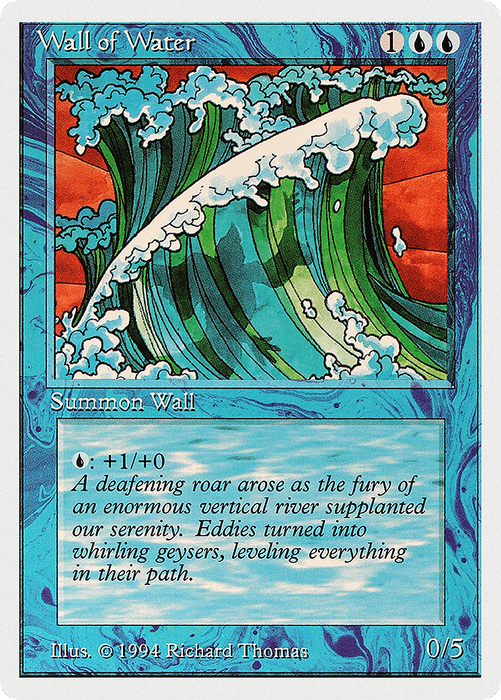 Wall of Water (SUM-091) - uncommon