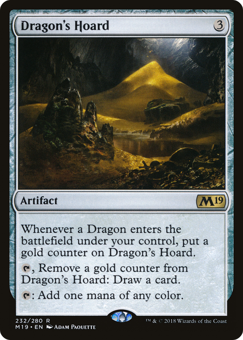 Dragon's Hoard (M19-232) - rare - Foil