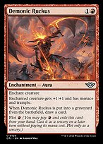 Demonic Ruckus (OTJ-120) - uncommon