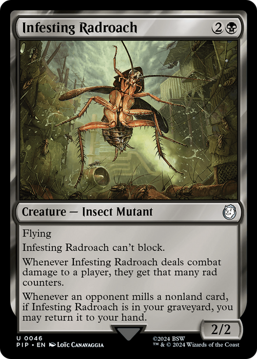 Infesting Radroach (PIP-046) - uncommon
