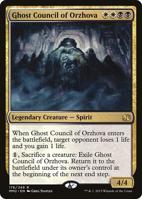 Ghost Council of Orzhova (MM2-176) - rare - Foil