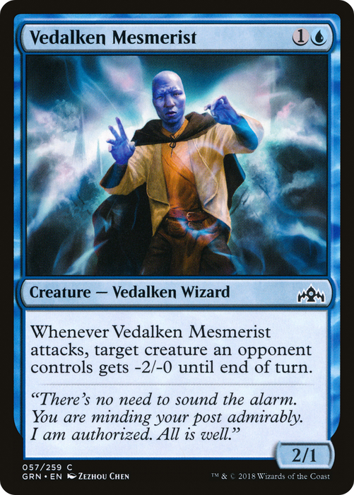 Vedalken Mesmerist (GRN-057) - common - Foil