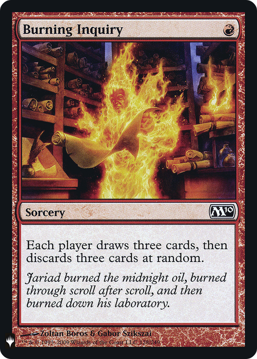 Burning Inquiry (LIST-M10-128) - common - Foil