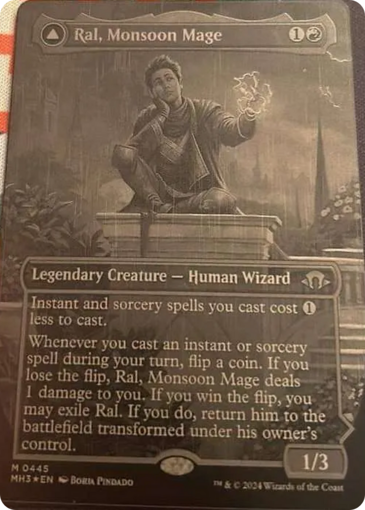 Ral, Monsoon Mage // Ral, Leyline Prodigy (PURL-445) - mythic - Foil