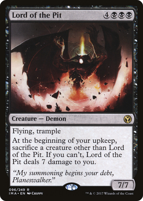 Lord of the Pit (IMA-096) - rare - Foil