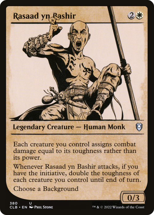 Rasaad yn Bashir (CLB-380) - uncommon: (Showcase) - Foil