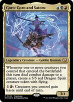 Goro-Goro and Satoru (PRE-445) - mythic - Foil