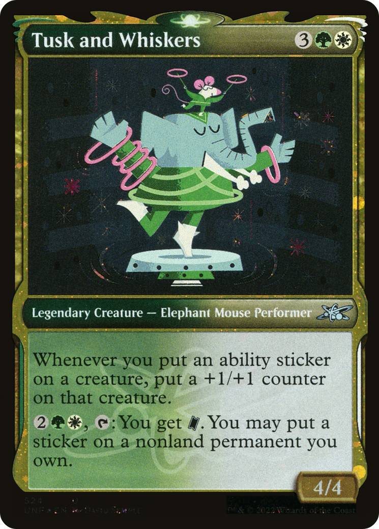 Tusk and Whiskers (UNF-524) - uncommon: (Showcase) - Foil
