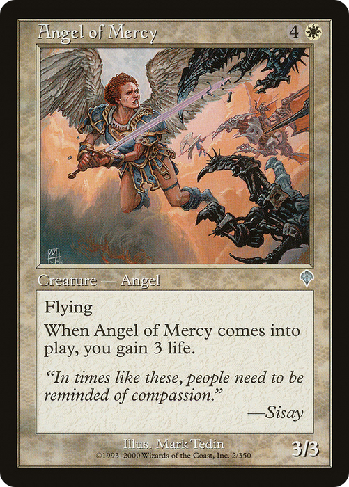 Angel of Mercy (INV-002) - uncommon - Foil