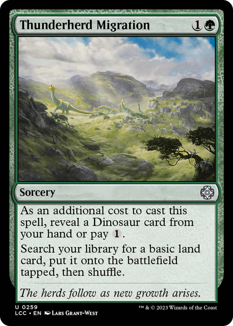 Thunderherd Migration (LCC-259) - uncommon
