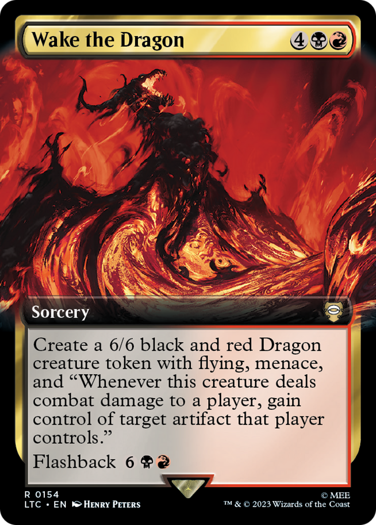 Wake the Dragon (LTC-154) - rare: (Extended Art)