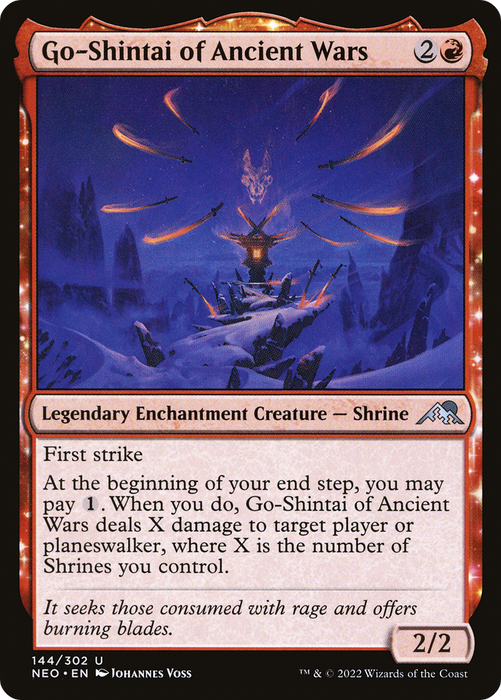 Go-Shintai of Ancient Wars (NEO-144) - uncommon: (enchantment) - Foil