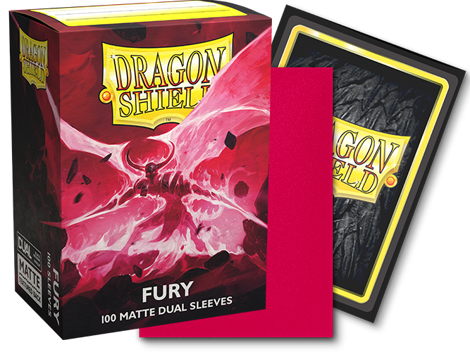 Protecteurs de cartes: Dragon Shield Standard 100ct - Fury (Dual Matte)
