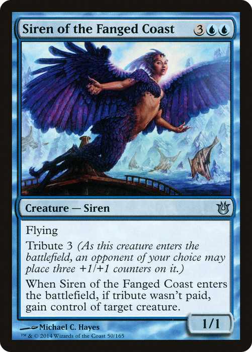 Siren of the Fanged Coast (BNG-050) - uncommon - Foil