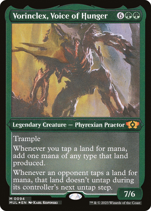 Vorinclex, Voice of Hunger (MUL-094) - mythic - Etched Foil