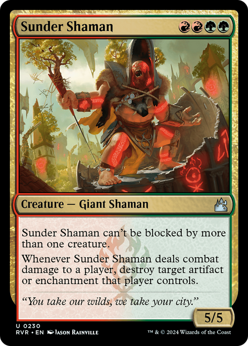 Sunder Shaman (RVR-230) - uncommon
