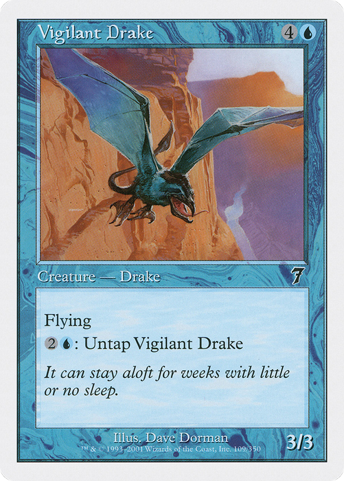 Vigilant Drake (7ED-109) - common