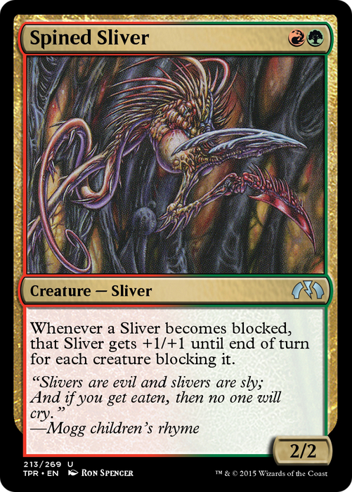 Spined Sliver (TPR-213) - uncommon