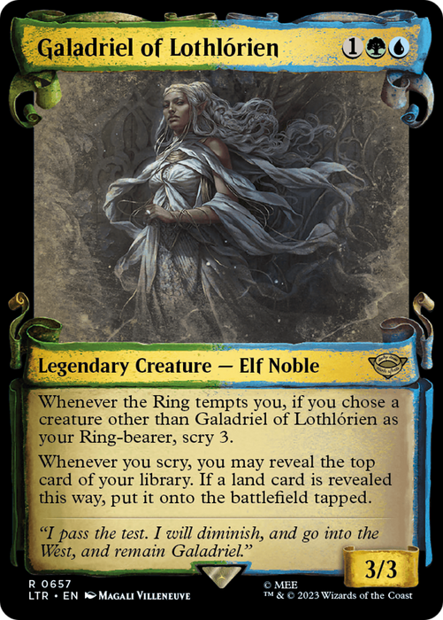 Galadriel of Lothlórien (LTR-657) - rare: (Showcase)