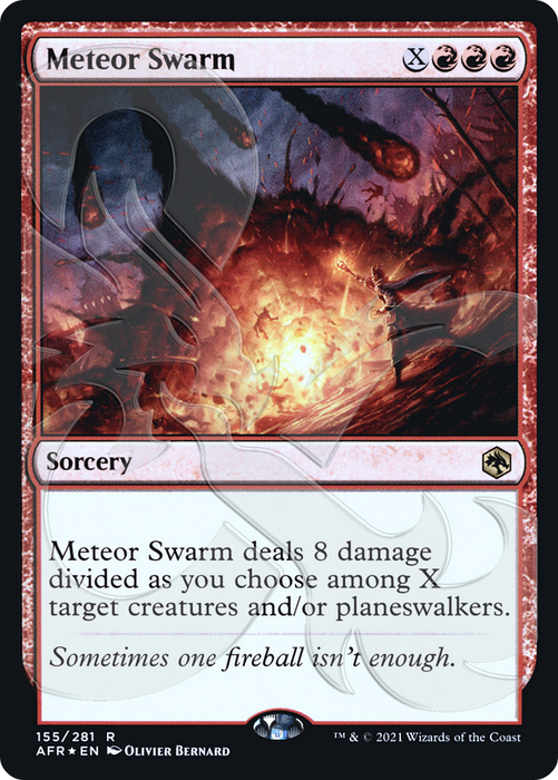 Meteor Swarm (AFR&-155A) - rare - Foil