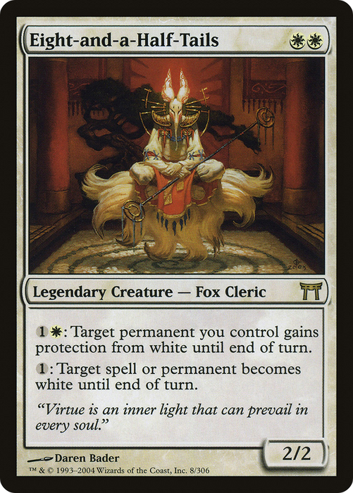 Eight-and-a-Half-Tails (CHK-008) - rare - Foil