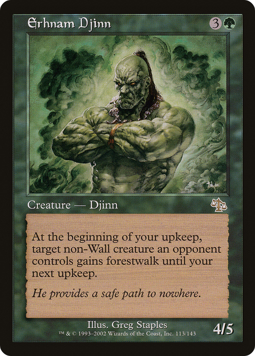Erhnam Djinn (JUD-113) - rare - Foil