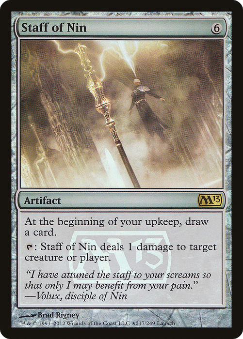 Staff of Nin (LARP-217★) - rare - Foil