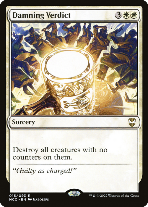 Damning Verdict (NCC-015) - rare
