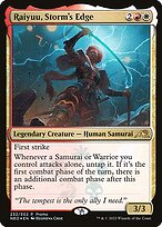 Raiyuu, Storm's Edge (MEDIA-232★) - rare - Foil