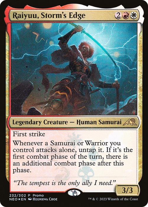 Raiyuu, Storm's Edge (MEDIA-232★) - rare - Foil