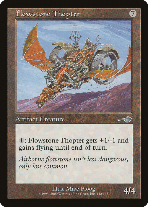 Flowstone Thopter (NMS-132) - uncommon - Foil