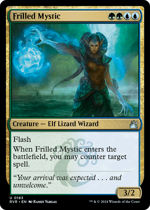 Frilled Mystic (RVR-183) - uncommon - Foil