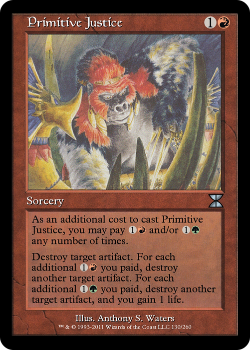 Primitive Justice (ME4-130) - uncommon