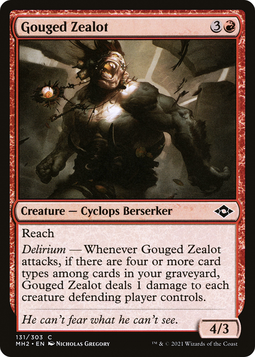 Gouged Zealot (MH2-131) - common