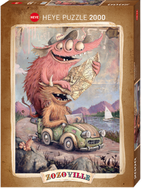Zozoville: Road Trippin' (2000 pièces) - USAGÉ