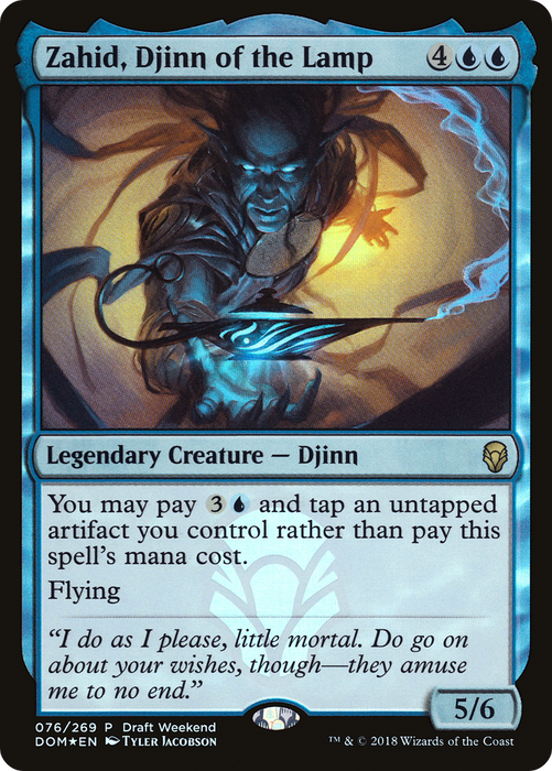 Zahid, Djinn of the Lamp (LARP-076) - rare - Foil