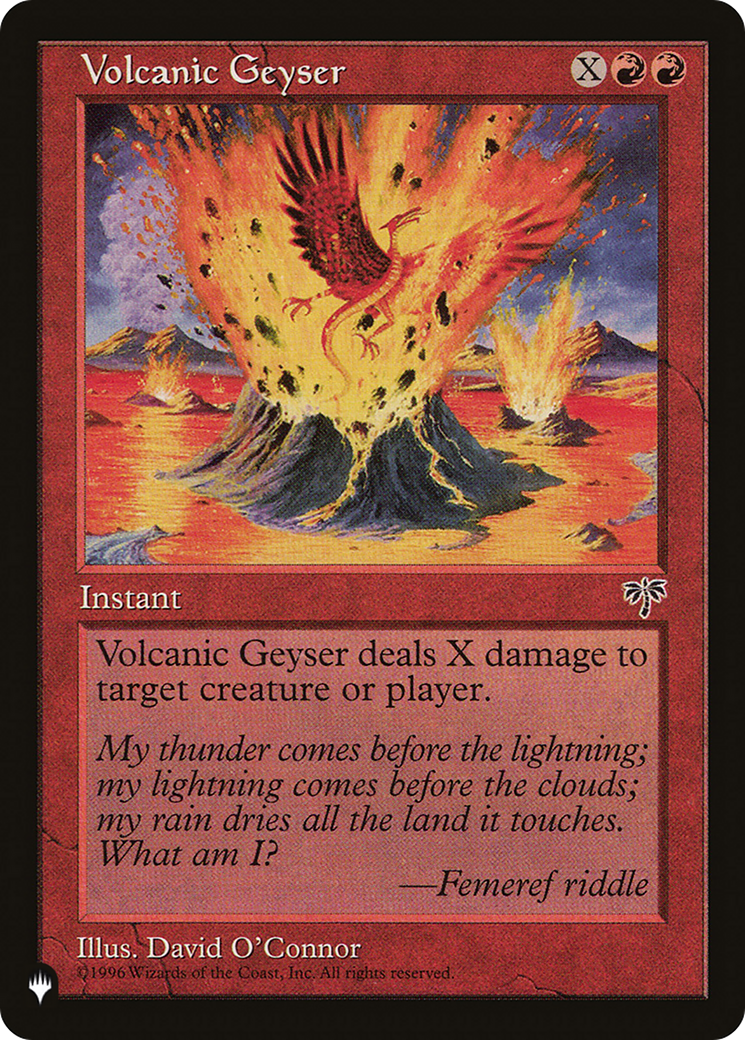 Volcanic Geyser (LIST-MIR-202) - uncommon