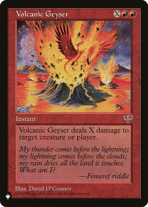 Volcanic Geyser (LIST-MIR-202) - uncommon
