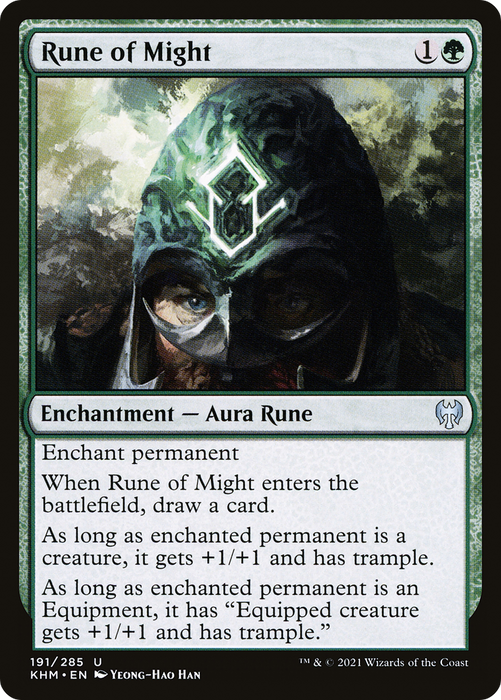 Rune of Might (KHM-191) - uncommon - Foil