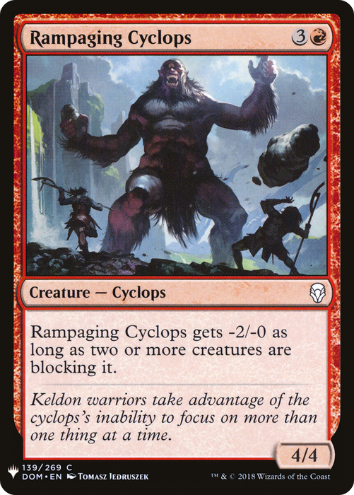 Rampaging Cyclops (LIST-DOM-139) - common
