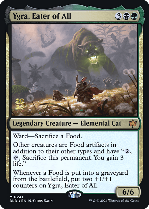Ygra, Eater of All (PRE-241S) - mythic - Foil