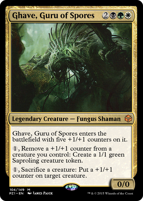 Ghave, Guru of Spores (PZ1-104) - mythic - Foil