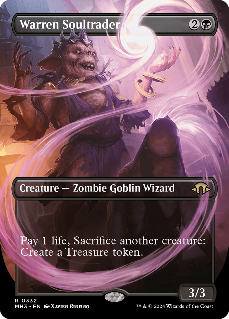 Warren Soultrader (MH3-332) - rare (Borderless) - Foil
