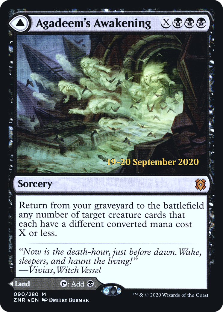 Agadeem's Awakening // Agadeem, the Undercrypt (PRE-90S) - mythic - Foil