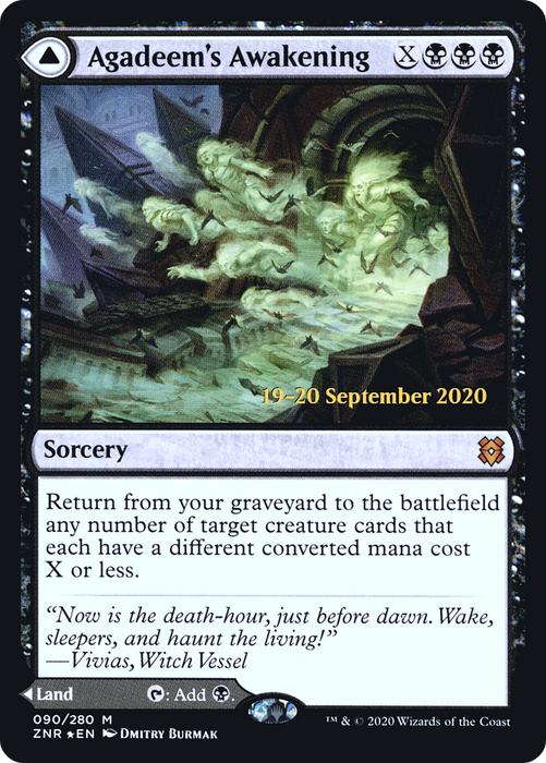 Agadeem's Awakening // Agadeem, the Undercrypt (PRE-90S) - mythic - Foil